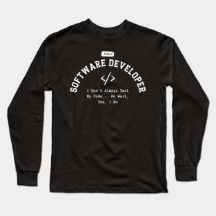 Proud Software Developer Tee - Embrace Expertise Long Sleeve T-Shirt